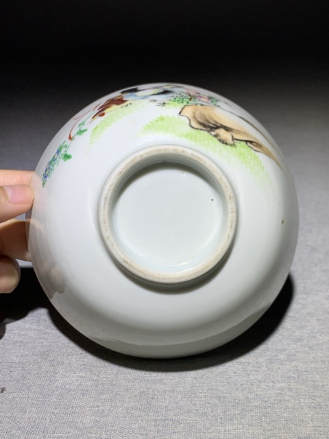 古玩陶瓷【白頭偕老!】民國.花鳥紋碗拍賣,當前價格988元