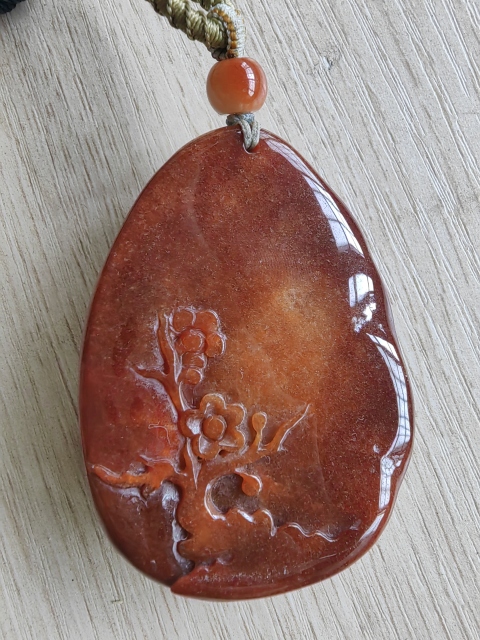 古玩玉器南紅花開富貴拍賣，當前價格290元