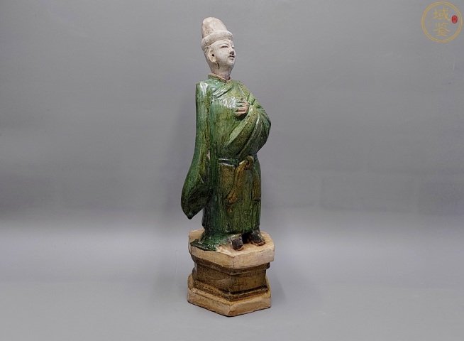 古玩陶瓷明三彩人物俑（一組三個）拍賣，當前價格4500元
