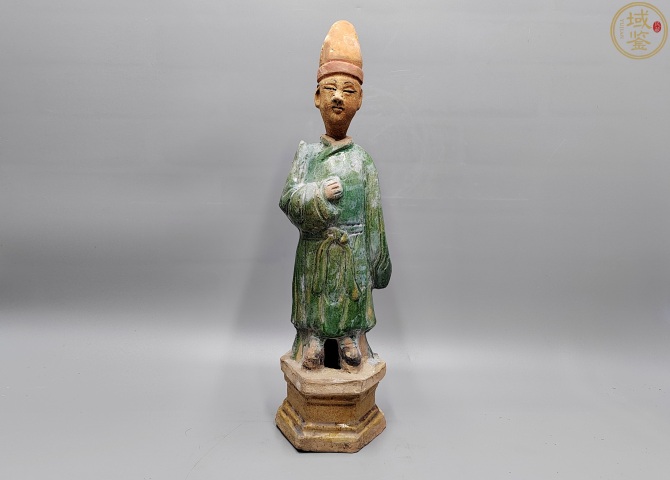 古玩陶瓷明三彩人物俑（一組三個）拍賣，當前價格4500元