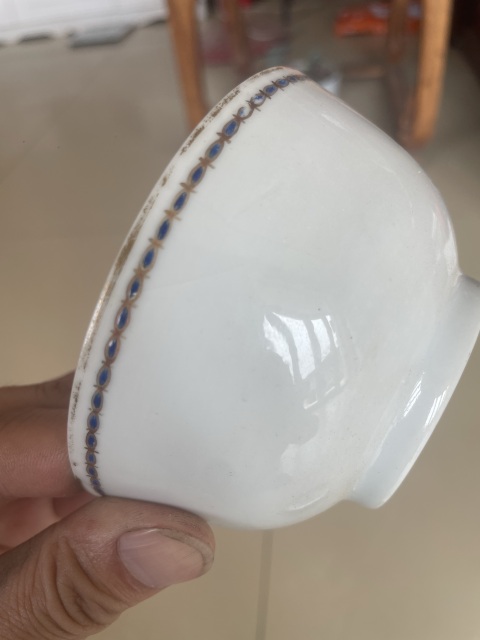 古玩陶瓷料彩花卉紋杯碟一套拍賣,當(dāng)前價(jià)格880元