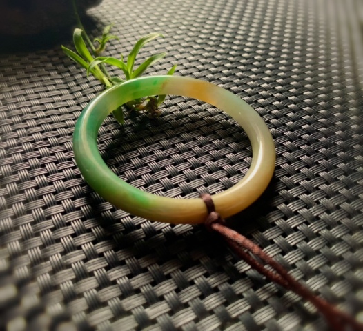 古玩玉器清中期福祿壽喜四彩天然翡翠手鐲拍賣,當(dāng)前價(jià)格120000元