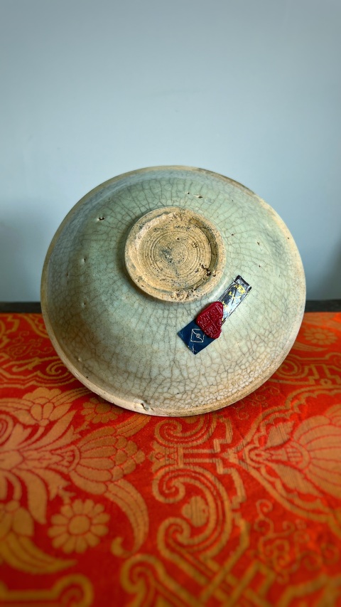 古玩陶瓷南宋景德鎮窯青白釉芒口碗拍賣,當前價格413元