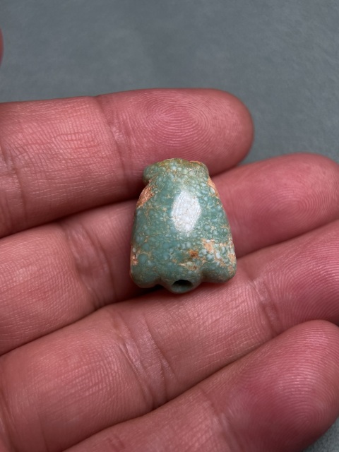 古玩玉器漢代綠松石蟬1拍賣(mài),當(dāng)前價(jià)格18600元