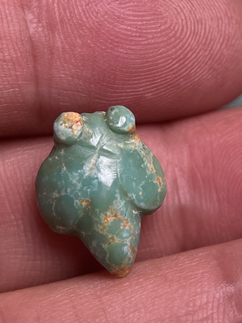 古玩玉器春秋綠松石蟬拍賣,當前價格15800元