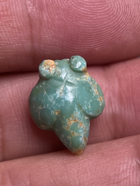 古玩玉器春秋綠松石蟬拍賣,當前價格15800元
