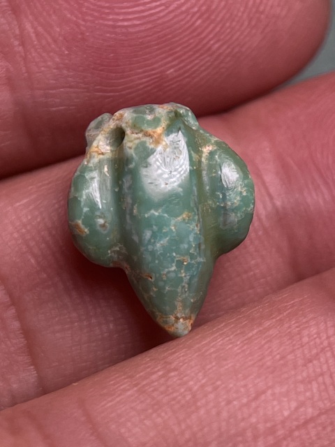 古玩玉器春秋綠松石蟬拍賣,當前價格15800元