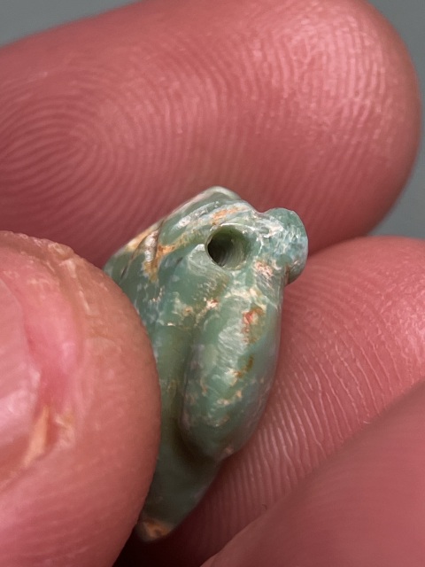 古玩玉器春秋綠松石蟬拍賣,當前價格15800元