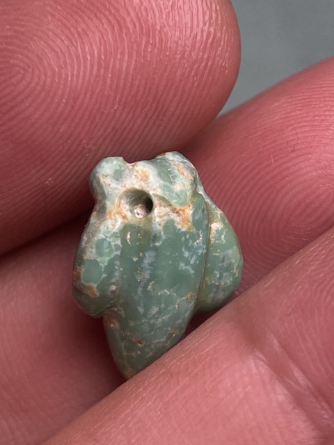 古玩玉器春秋綠松石蟬拍賣,當前價格15800元