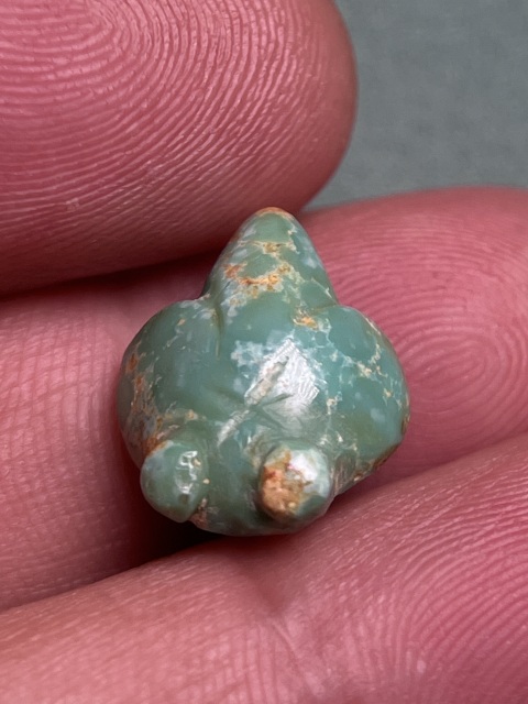 古玩玉器春秋綠松石蟬拍賣,當前價格15800元