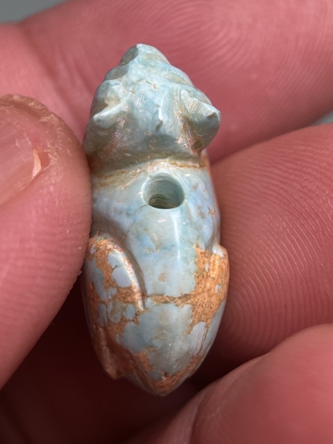 古玩玉器漢代綠松石瑞獸拍賣,當前價格20800元