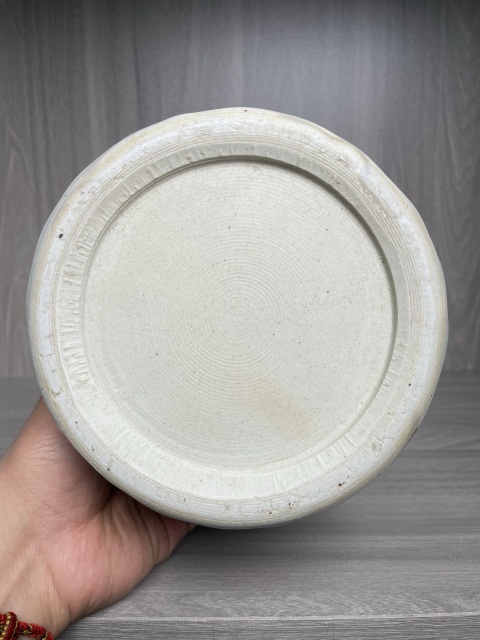 古玩陶瓷創(chuàng)匯 精品釉下五彩花口賞瓶拍賣(mài)，當(dāng)前價(jià)格350元