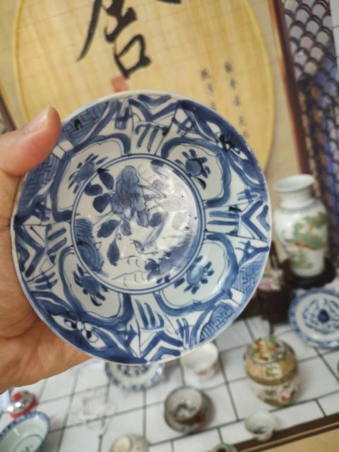 古玩陶瓷明萬歷.克拉克青花盤拍賣，當前價格3000元