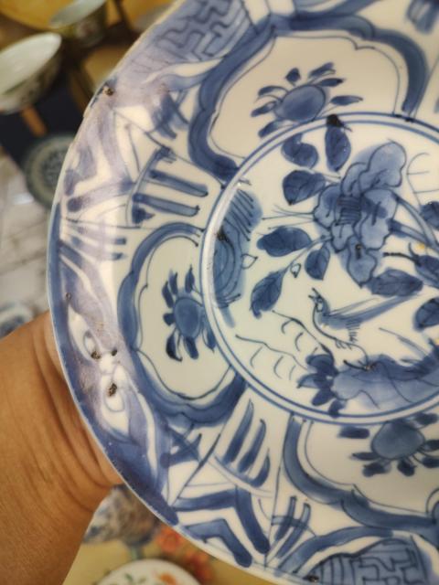 古玩陶瓷明萬歷.克拉克青花盤拍賣，當前價格3000元