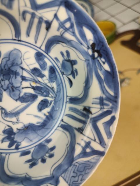 古玩陶瓷明萬歷.克拉克青花盤拍賣，當前價格3000元