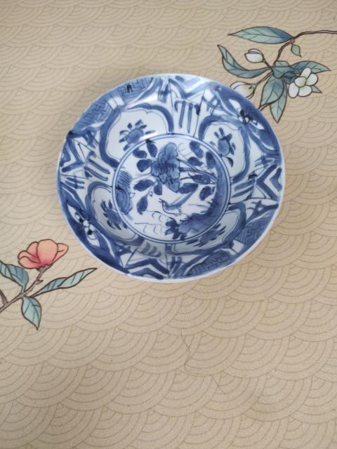 古玩陶瓷明萬歷.克拉克青花盤拍賣，當前價格3000元