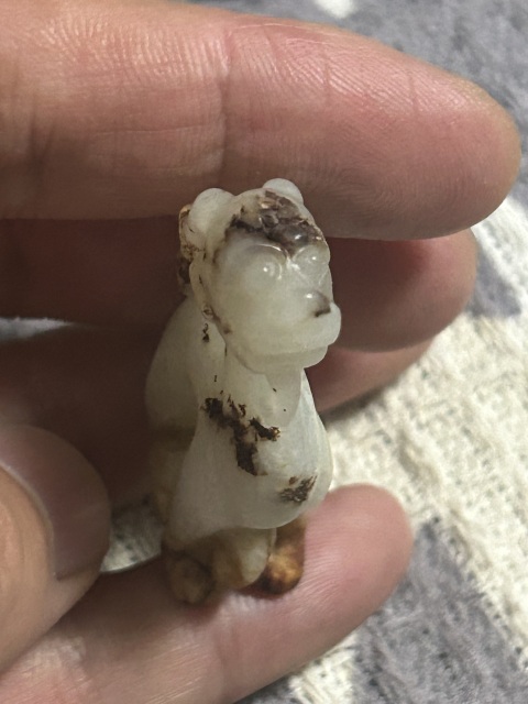 古玩玉器元代玉坐龍拍賣，當(dāng)前價(jià)格38800元