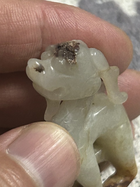 古玩玉器元代玉坐龍拍賣，當(dāng)前價(jià)格38800元