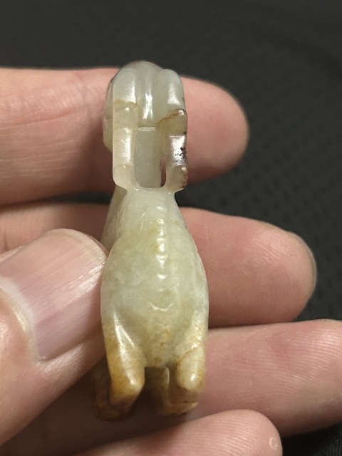 古玩玉器元代玉坐龍拍賣，當(dāng)前價(jià)格38800元