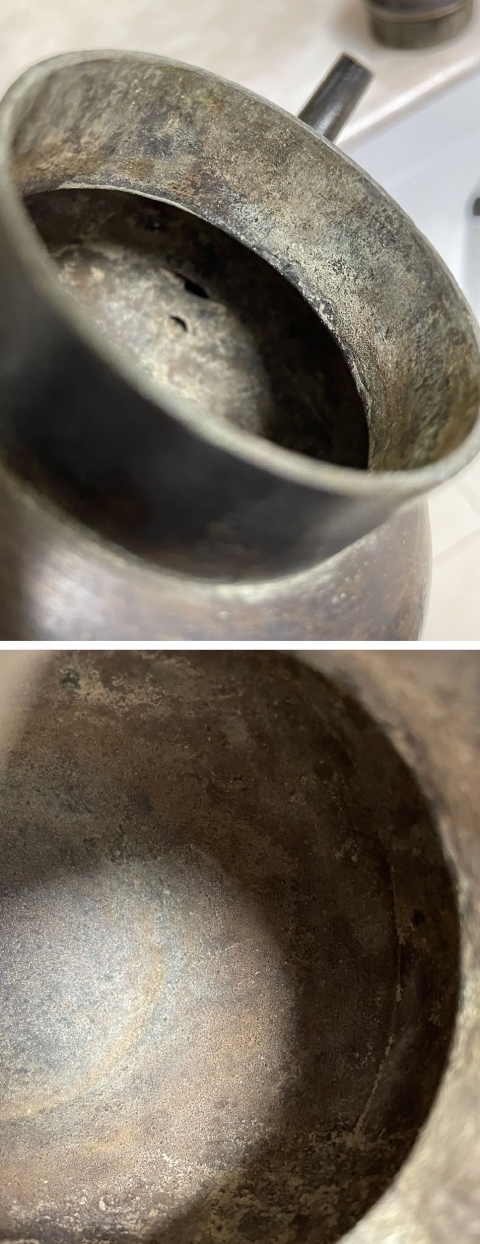 古玩雜項【茶空間系列】清代.銅茶壺(精品雅器)拍賣，當前價格1399元