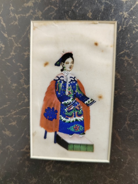 古玩雜項通草畫拍賣，當前價格558元