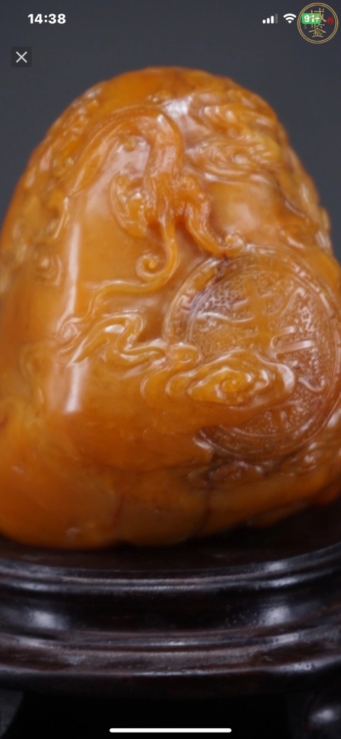 古玩雜項(xiàng)老撾田黃石龍雕擺件拍賣(mài),當(dāng)前價(jià)格2247元