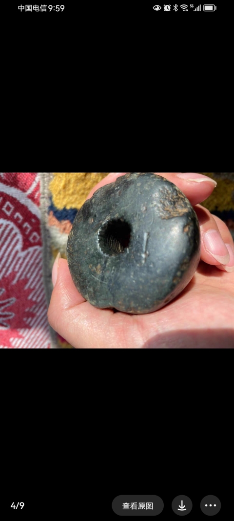 古玩玉器4000年齊家文化地方玉“紡錘”拍賣，當前價格450元