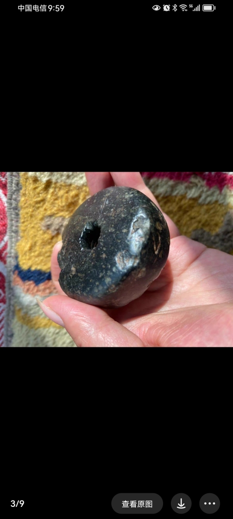 古玩玉器4000年齊家文化地方玉“紡錘”拍賣，當前價格450元