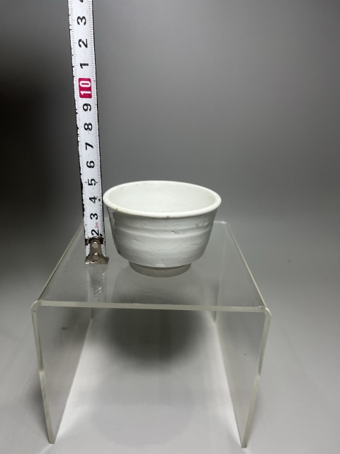 古玩陶瓷明代白釉唇口杯拍賣，當(dāng)前價(jià)格1280元