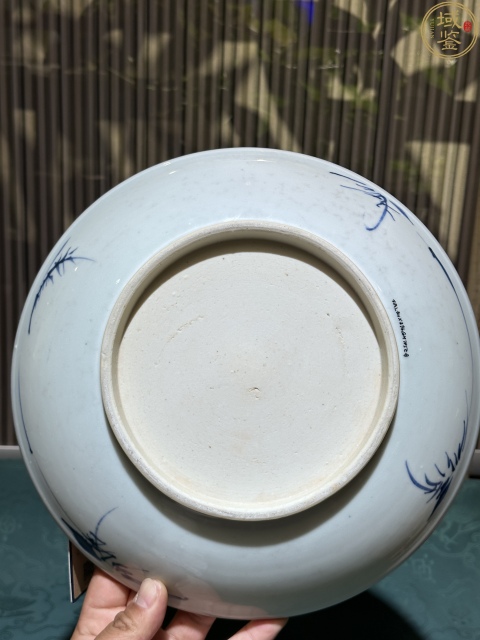 古玩陶瓷雍乾青花一路連科紋大盤拍賣,當前價格6800元
