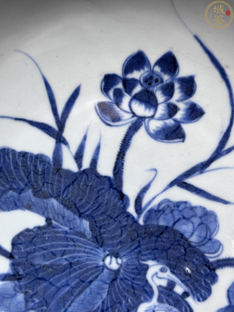 古玩陶瓷雍乾青花一路連科紋大盤拍賣,當前價格6800元