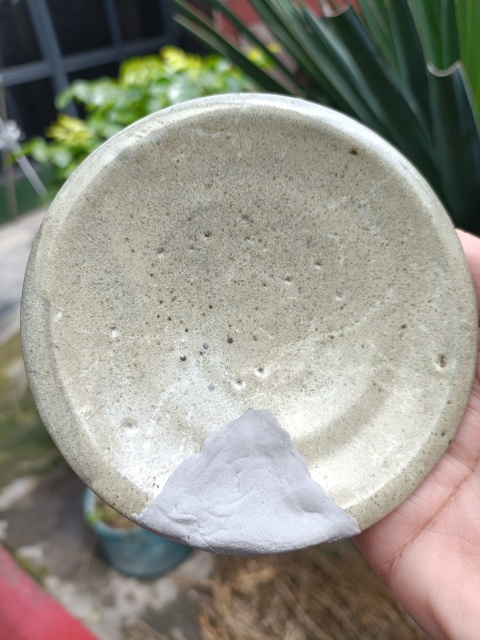 古玩陶瓷五大名窯之一鈞窯月白釉賞盤拍賣，當前價格598元