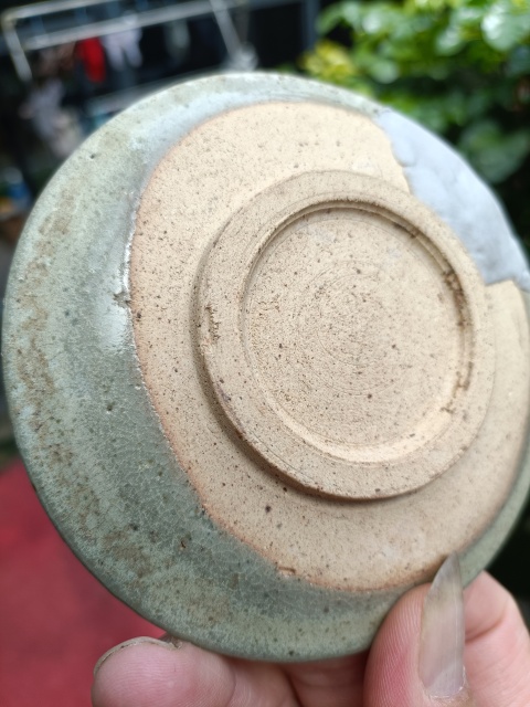 古玩陶瓷五大名窯之一鈞窯月白釉賞盤拍賣，當前價格598元