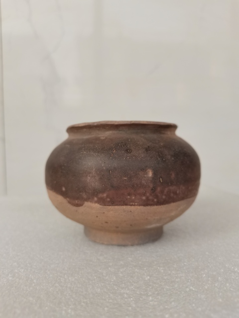古玩陶瓷贛州窯褐釉茶入拍賣，當前價格0元