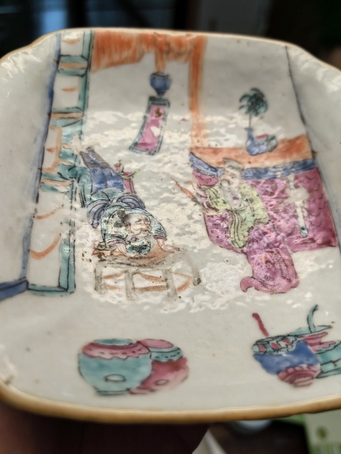 清代粉彩蓮花型水盂 清代粉彩蓮花型水盂 清代粉彩蓮花型水盂
