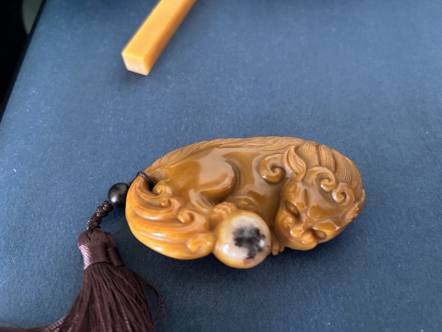 古玩雜項壽山石手把件拍賣,當前價格2699元