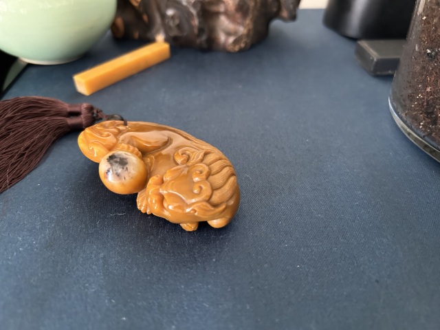 古玩雜項壽山石手把件拍賣,當前價格2699元
