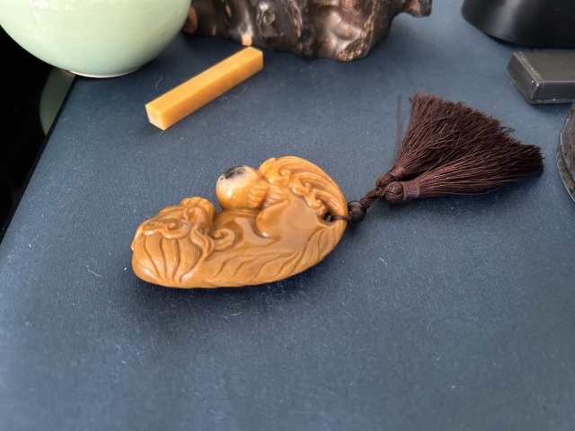古玩雜項壽山石手把件拍賣,當前價格2699元