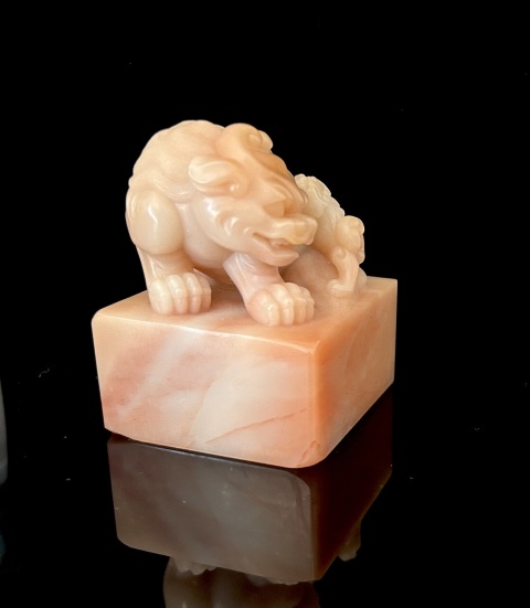 古玩雜項(xiàng)老撾芙蓉石大印拍賣,當(dāng)前價格3999元