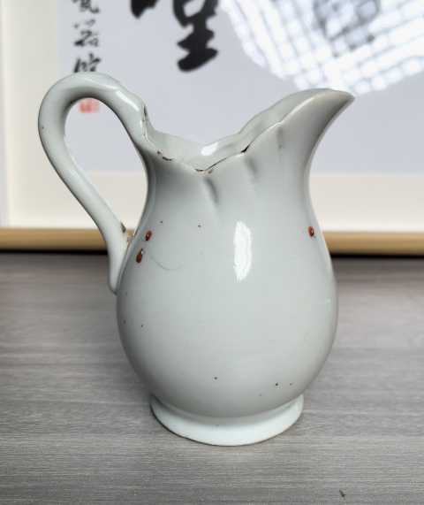 古玩陶瓷民國 精品粉彩花卉紋花澆拍賣,當(dāng)前價格260元