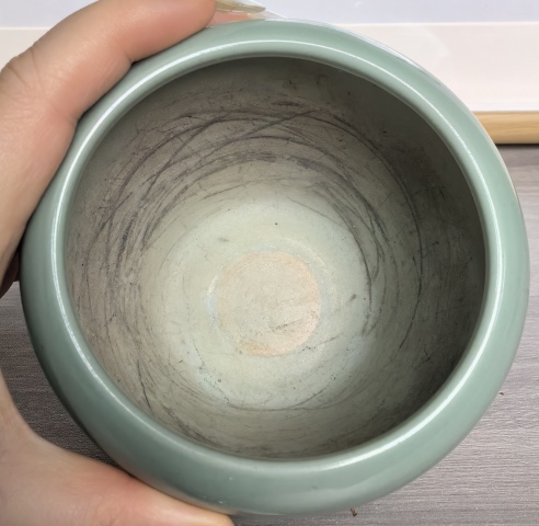 古玩陶瓷冬青釉蘋果尊拍賣，當前價格290元