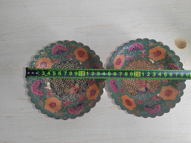 古玩銅器茶碟拍賣,當前價格400元