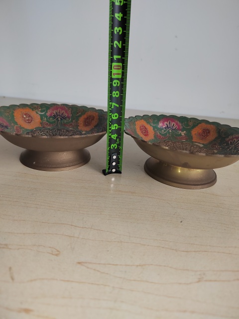 古玩銅器茶碟拍賣,當前價格400元
