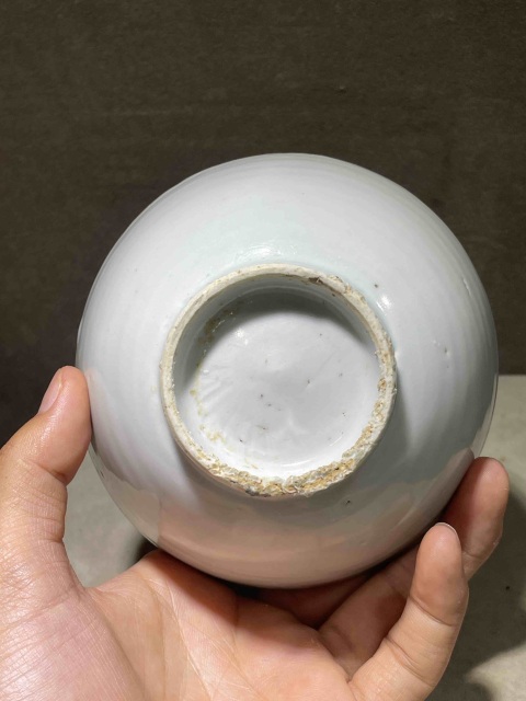 古玩陶瓷精美明末清初甜白釉碗拍賣(mài)，當(dāng)前價(jià)格0元
