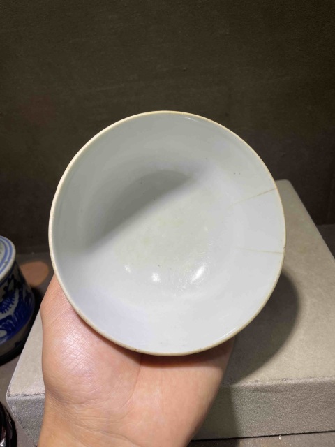 古玩陶瓷精美明末清初甜白釉碗拍賣(mài)，當(dāng)前價(jià)格0元