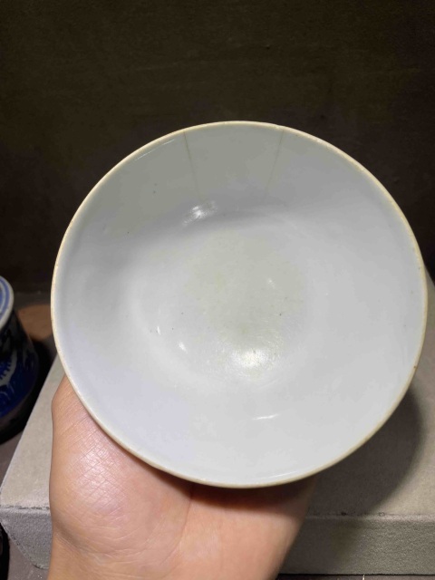 古玩陶瓷精美明末清初甜白釉碗拍賣(mài)，當(dāng)前價(jià)格0元