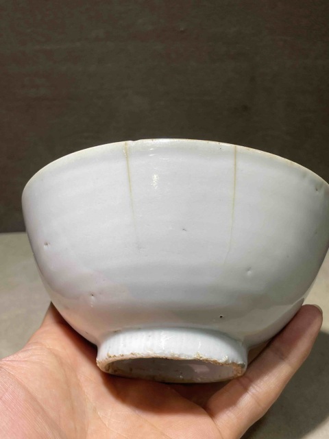 古玩陶瓷精美明末清初甜白釉碗拍賣(mài)，當(dāng)前價(jià)格0元