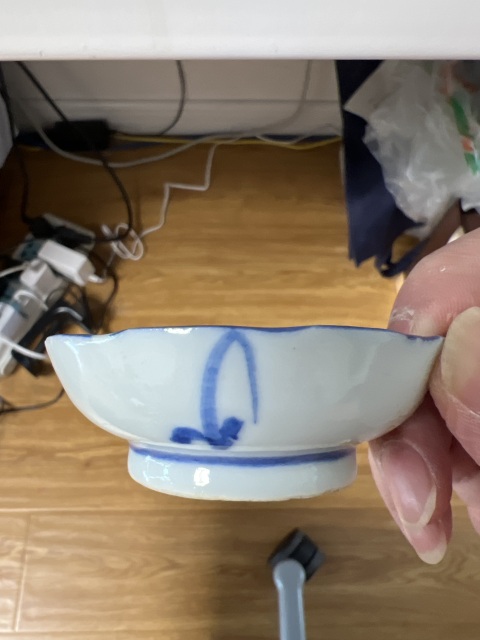 古玩陶瓷青花盤拍賣，當前價格199元