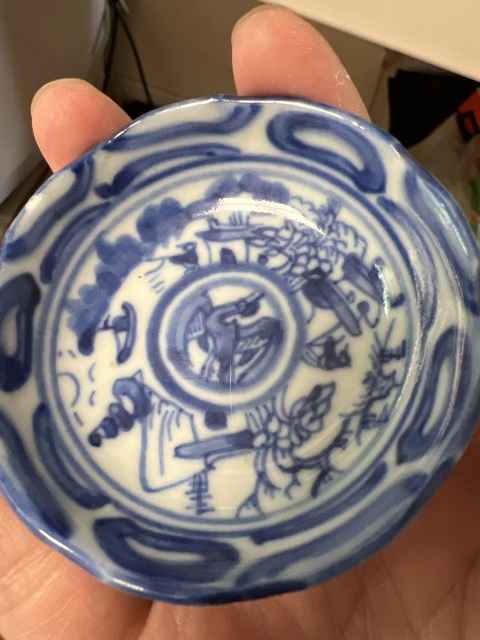 古玩陶瓷青花盤拍賣，當前價格199元