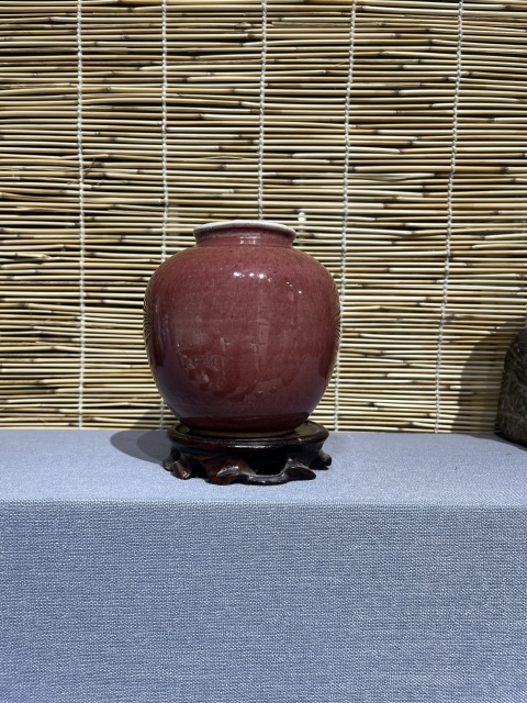 古玩陶瓷郎紅釉太白罐拍賣,當前價格6500元